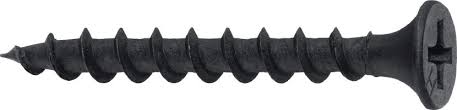 Coarse thread dry wall screws black phos